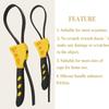 6/8 Inch Belt Wrench Oil Filter Spanner Set Rubber Band Wrench Can Opener Adjustable Water Pipe Pipe Car Repair Home Tools