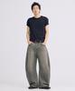 TAKEASY Smoky Button-Fly Denim Pants (Smoky Gray)