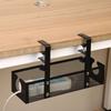 Adjustable Thickness Desk Cable Organizer Under Desk Cord Organizer  Kitchen Storage
