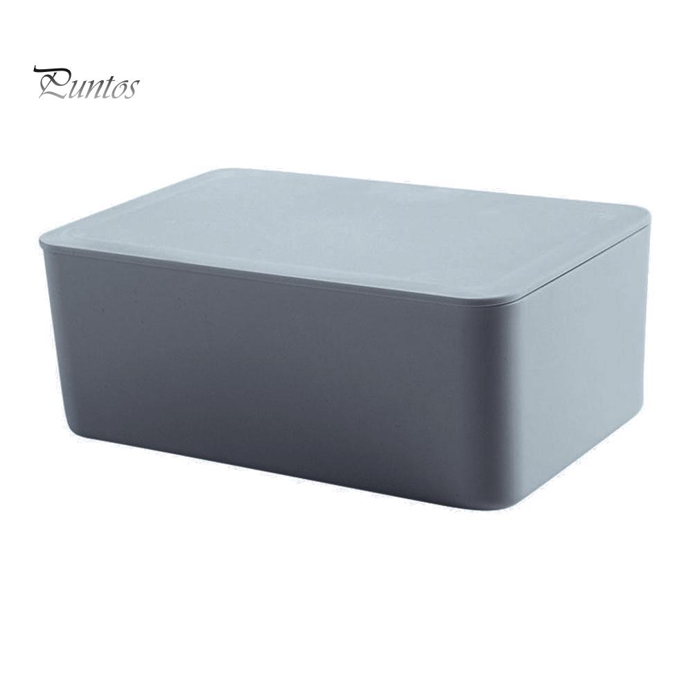 Puntos Haushalt staubdicht Nasswischen Aufbewahrungsbox Papier Tissue Aufbewahrung Organizer Fall