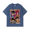 275 GSM Washed T-shirts 100% Cotton Dragon Ball V41 Goku SSJ4 Print Unisex Heavy Cotton T Shirt