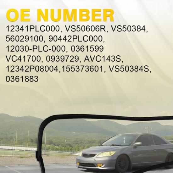 Engine Valve Gasket Cover Set W/Grommets For 01-05 Honda Civic 1.7L SOHC L4