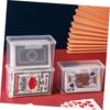 HOUDERCO 3-Piece Card Storage Box for Work, Poker, and Multiple Cards