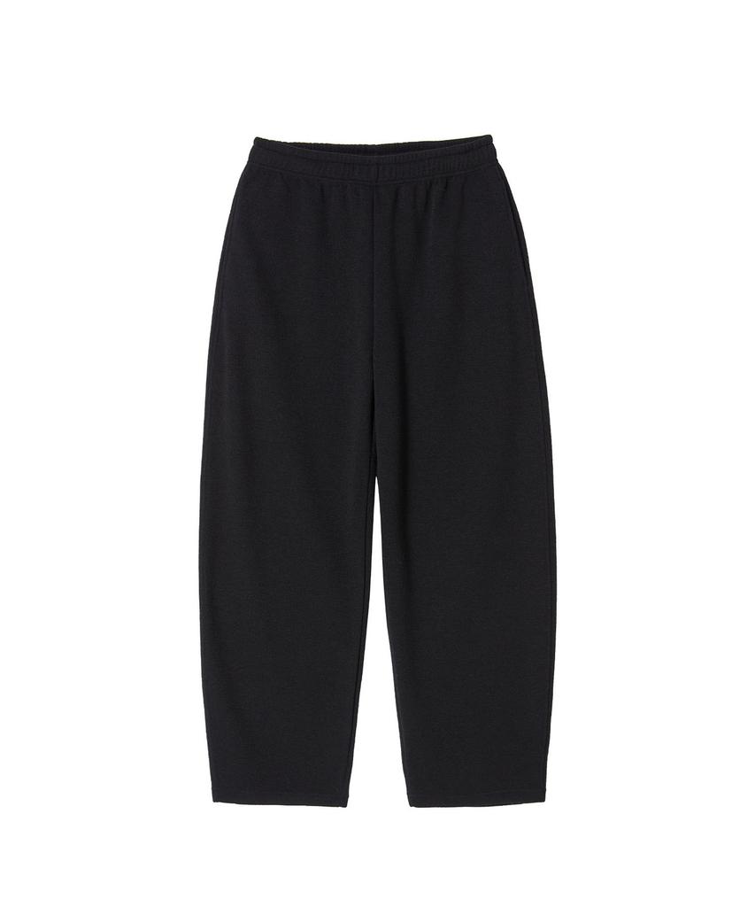 Sindeo Curved Knit Lounge Pants - Black