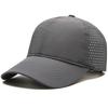 Solid Color Light Plate Men's Hat Summer Breathable Large Mesh Cap Fast Drying Sun Protection Shade Baseball Cap
