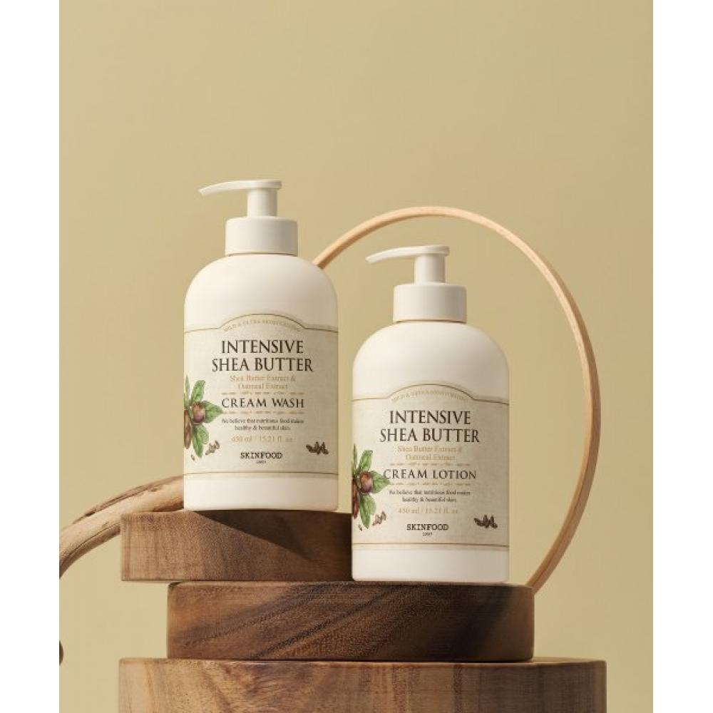Skinfood Intensive Shea Butter Cream Wash  Cream Lotion 450ml wash
