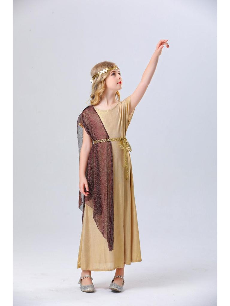 Kids & Adult Egyptian Pharaoh & Greek Goddess Costume