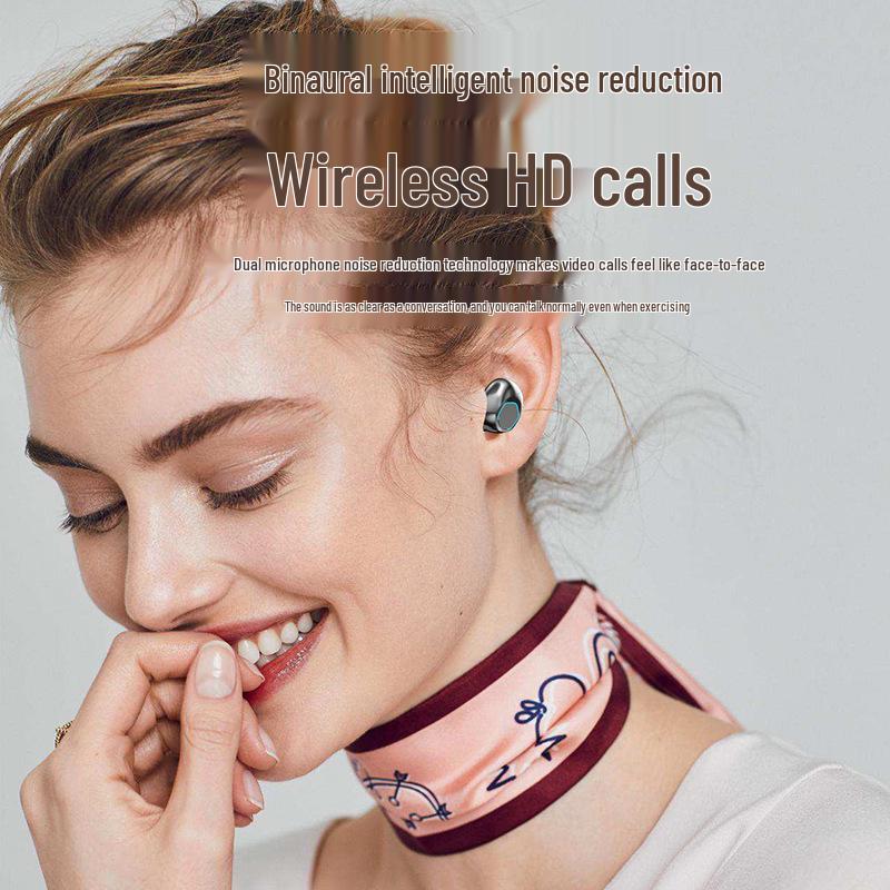 M48 True Wireless Bluetooth 5.3 In-Ear Headset with Noise Reduction, Smart Display, and Long Battery Life