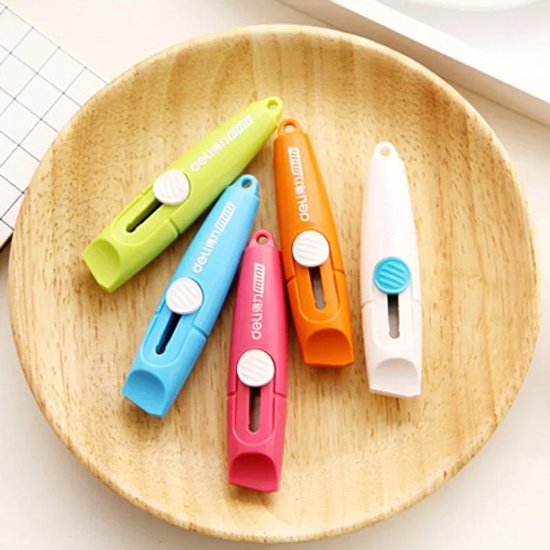 2Pcs/lot Mini Portable Small Box Cutters Package Carton Opened Out of The Box A Letter Opener Office Accessoires Paper Knife