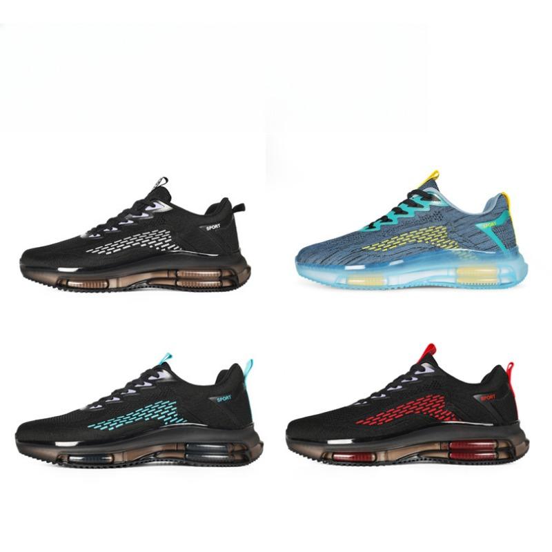 Pánská obuv velké velikosti, Prodyšná síťovaná obuv, Boty na volný čas, Sportovní obuv, Běžecké boty s tlustou podrážkou pro zvýšení výšky