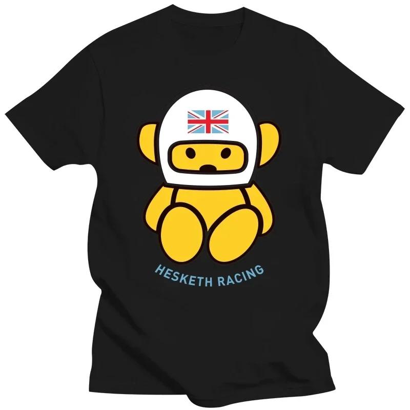 Hesketh Racing Printed T Shirt Fashion Woemen Casual Short Sleeves Streetwear T-shirt Hip Hop Tees Shirt Summer Men Tshirt