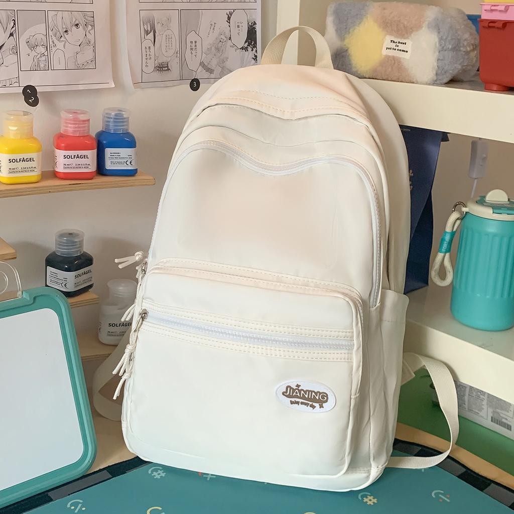 Schoolbag1011 Xiulong Japanese Small Fresh Casual Junior High School Student Schoolbag Simple Versatile Backpack Ins Lightweight Backpack