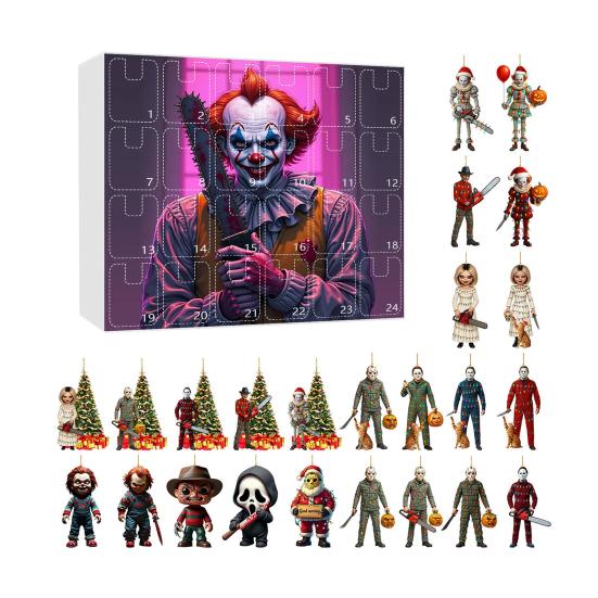 Advent Calendar 2025 24-Day Countdown Calendar with Collectible Acrylic Charms