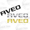 For Chevrolet Aveo Lettering Metal Badge Stickers Car Rear Trunk Emblem Decoration Car Styling