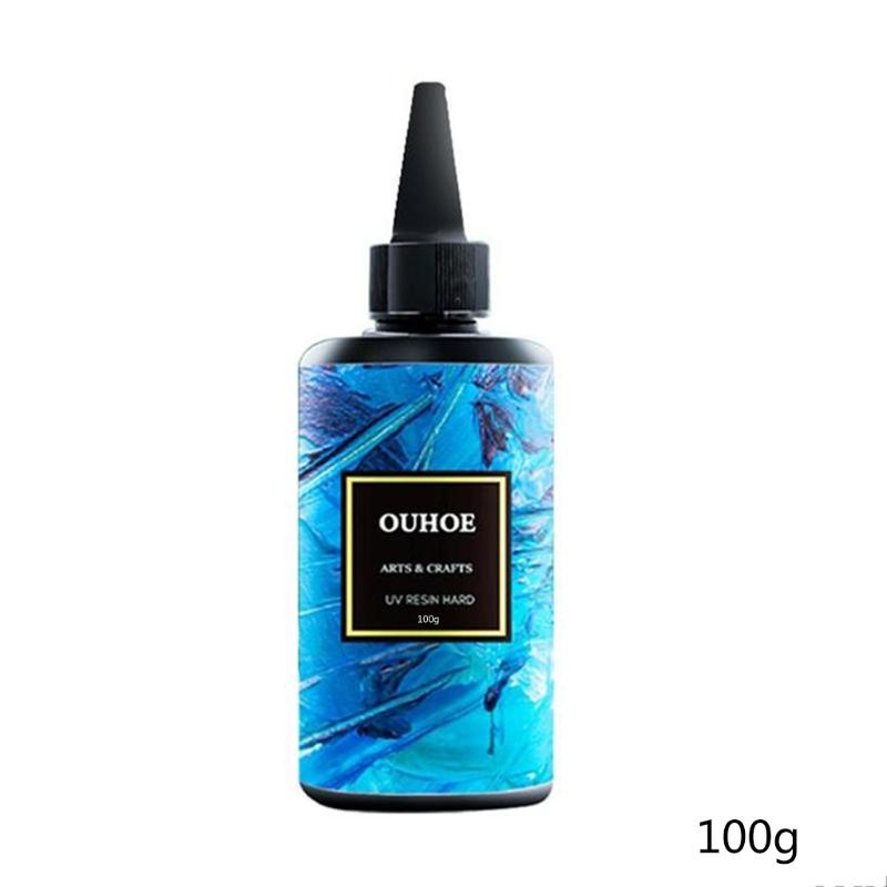 30/100/200g Ultraviolet Fast Curing Resin Jewelry Making Cure Sunlight Crafts Transparent UV Resin Hard Casting Coating