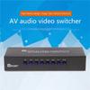 Efficientt-RCA Switcher 8-Way 8 In 1 Out Composite Video Audio And Video Switcher 8-Way AV Switcher