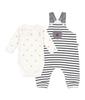 Petit Bateau Baby Set 18 81cm 2-Piece A0ECT, Off-White/Navy, Months,