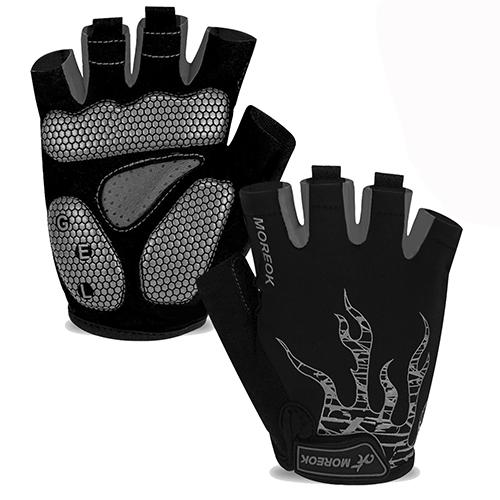 Mens Cycling Gloves,Half Finger Biking Gloves Road Bicycle Gloves Gel Pad Shock-Absorbing Anti-Slip Breathable MTB Gloves Women