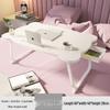 Compact Foldable Bedside Laptop Desk for Dorms and Rentals