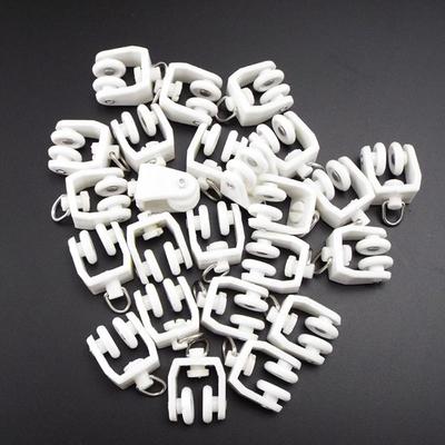 Hanging For Windows Shower Curtain Straight Curved Slider Curtain Track Curtain Wheel Drapery Hook