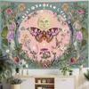 Mot Maancyclus Wandkleed Vintage Mysterieuze Boheemse Stijl Achtergronddoek Woonkamer Bosstijl Kamerdecoratie