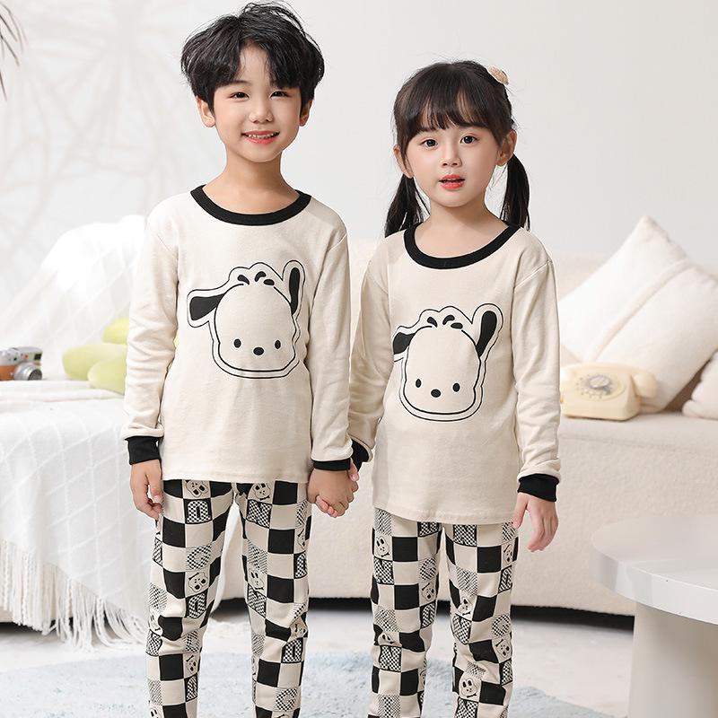 Children's Pure Cotton Underwear and Pajama Set for Girls and Boys – Autumn/Winter Collection