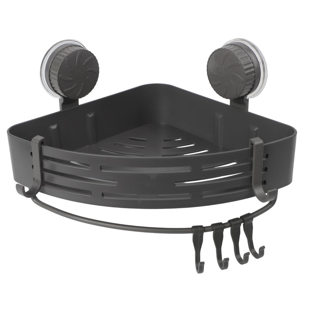 Compact Size Corner Shower Rack Suction Cup Holder