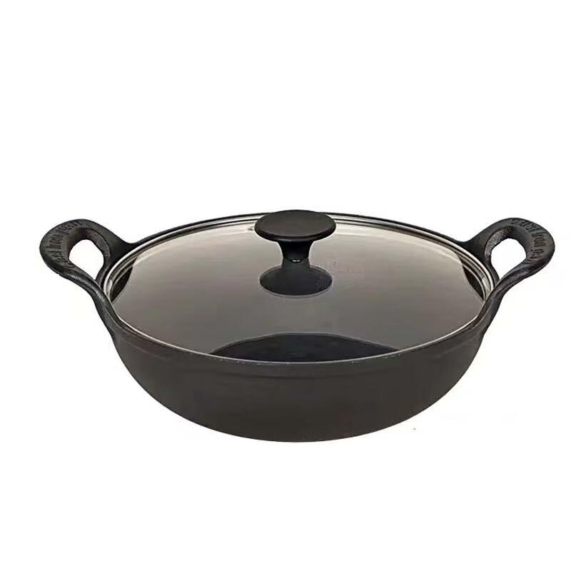 Yoshida Craftsman 38cm Cast Iron Multi-Purpose Pot with Glass Lid