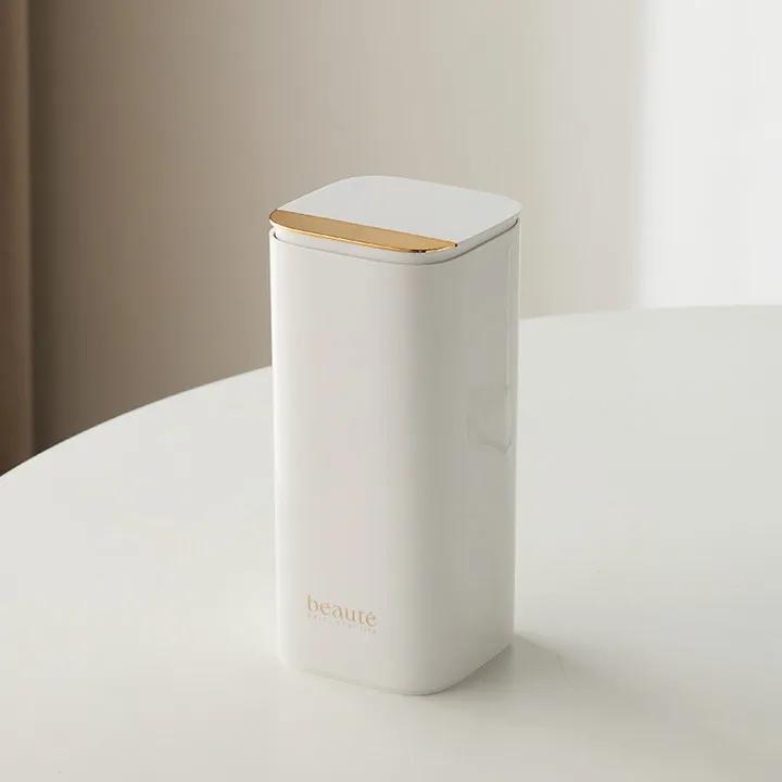 Automatic Lifting Makeup Brushes Holder Dustproof Makeup Brush Holder Desktop Makeup Tools Lipstick Eyebrow Pen Holder Container