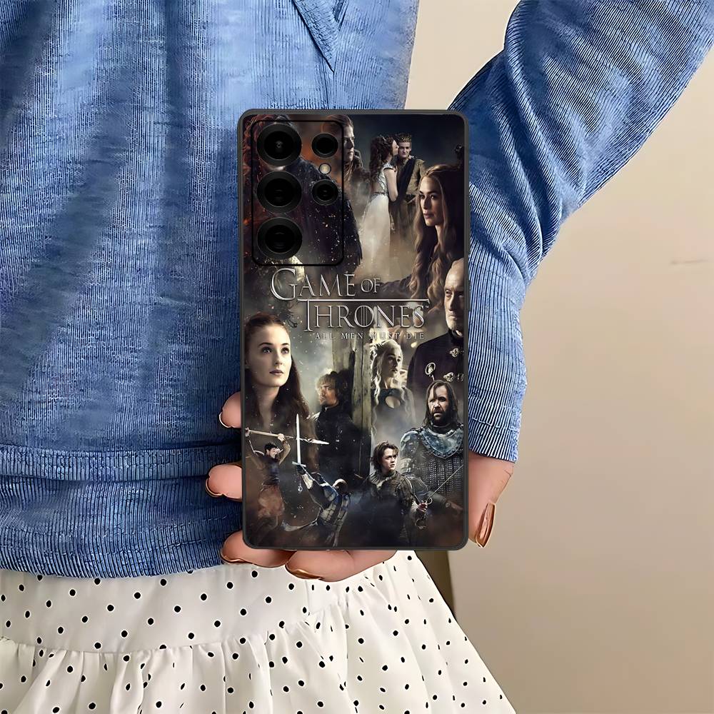 

Film G-Game Of T-Thrones Phone Case For Samsung S 24 Fe 25 Ultra Plus 20 Lite 21 30 22 23 24 22 Ultra 5G Fundas Samsung S21 fe