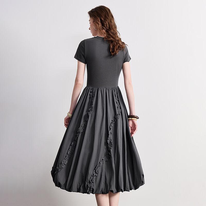 Chuyu Women's Summer Retro A-Line Petal Dress