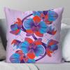 Flower Art Pillow Case Fashion Square Pillowcase Bedroom Sofa Room Ins Decoration Leisure