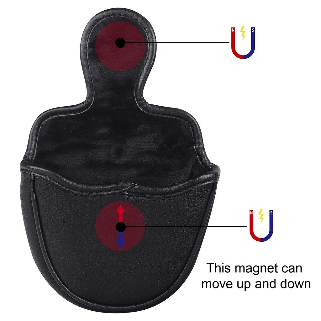 Golf Club Head Cover Putter Head Cover Mallet Putter Cover