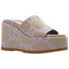 Wmns Platform Sandal 'Jumbo Gg - Beige Lapis' Women's 730047 UKO00 8803