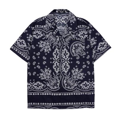 BALANT Original Paisley Straight Shirt - Navy
