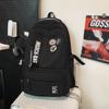 Female Large Capacity Backpack Letter Print College Style Student Waterproof Schoolbag Male Travel Backpack
