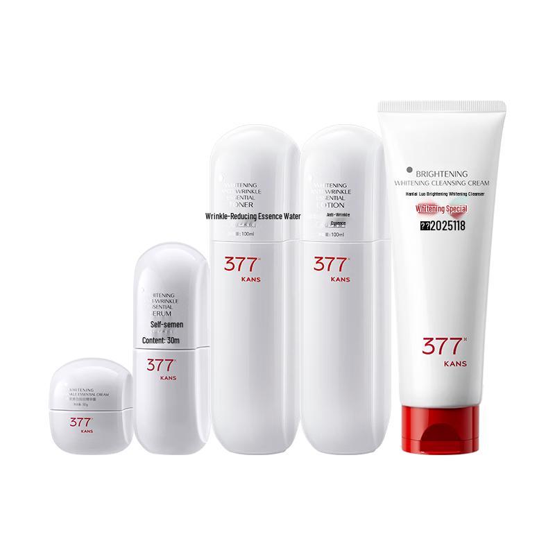 HANSUM 377 Whitening & Anti-Aging 5-Piece Skincare Set