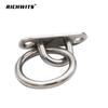 [5mm 304] Elliptical With Ring / Eye Plate Square Door Hook Rope Pull Ring Plate Seat Hardware Fittings 304 Stainless Steel 316