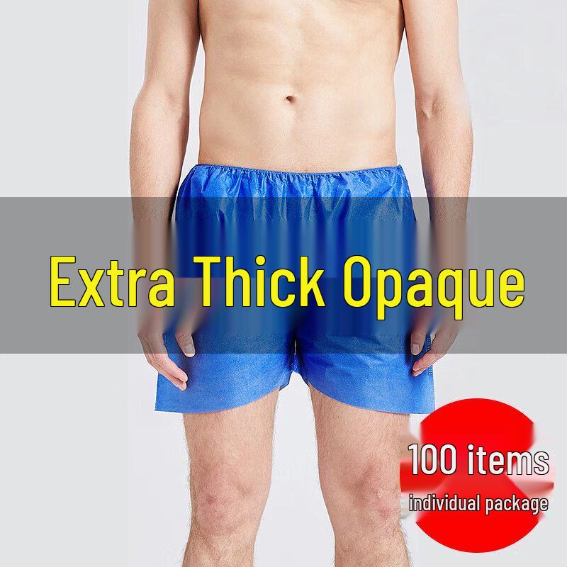 Qiu Qiao Men's Thickened Disposable Boxer Briefs
