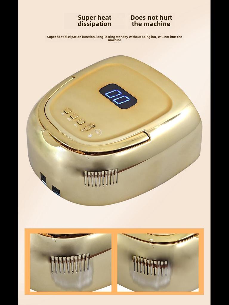 S20 Gradient Rechargeable Nail Light Therapy Machine, 60W High-Power Quick Drying for Nail Salons