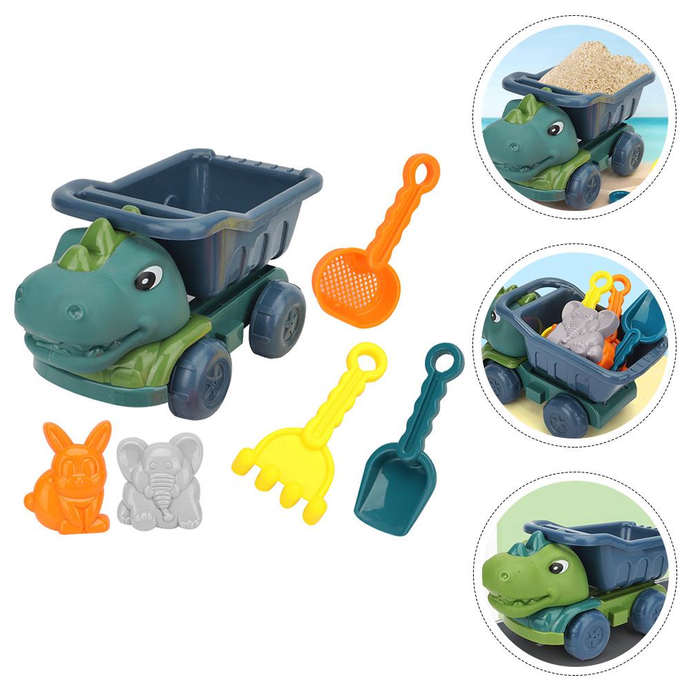 

Игрушечные тележки S Песчаный пляж Kidsset Копание Открытый замок динозавра Песочница Летние игры Дети для малышей Детские пляжные игрушки Игры