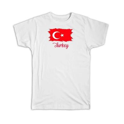 Gift T-Shirt : Turkey Flag Turkish Country Expat