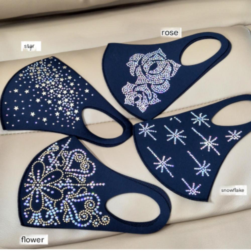 Star Pattern Cubic Neoprene Washable/Fashionable Mask