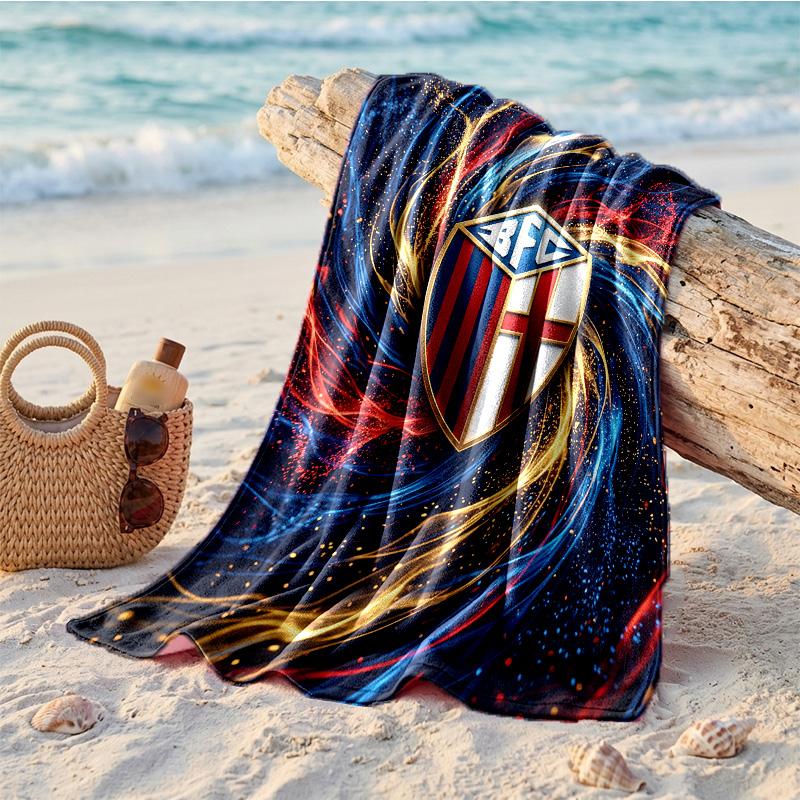 Bologna FC Print Mikrofaser Strandtuch Schnelltrocknend Saugfähig Großes Handtuch für Strand Schwimmen Reisen
