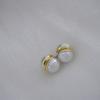 New Model Without Ear Holes. Versatile and Luxurious Red Pearl Ear Clips with Strong Magnets. Pearl Earrings.