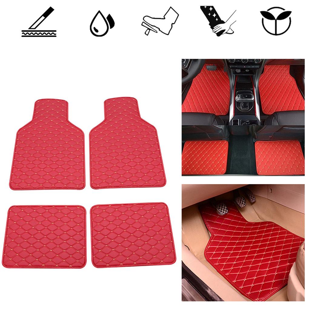 Automobile Universal Foot Pad Automobile Carpet Leather Foot Pad