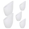 5pcs Horseshoe Lamp Shade Durable Plastic Table Lamp Replacement Light Cover For Bedroom Study Office Decorative Lighting