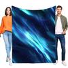 Galaxy Pattern Soft Blanket Cozy Throw for Bed and Sofa Perfect for Home Decor and Gift Ideas 128x150 Cm