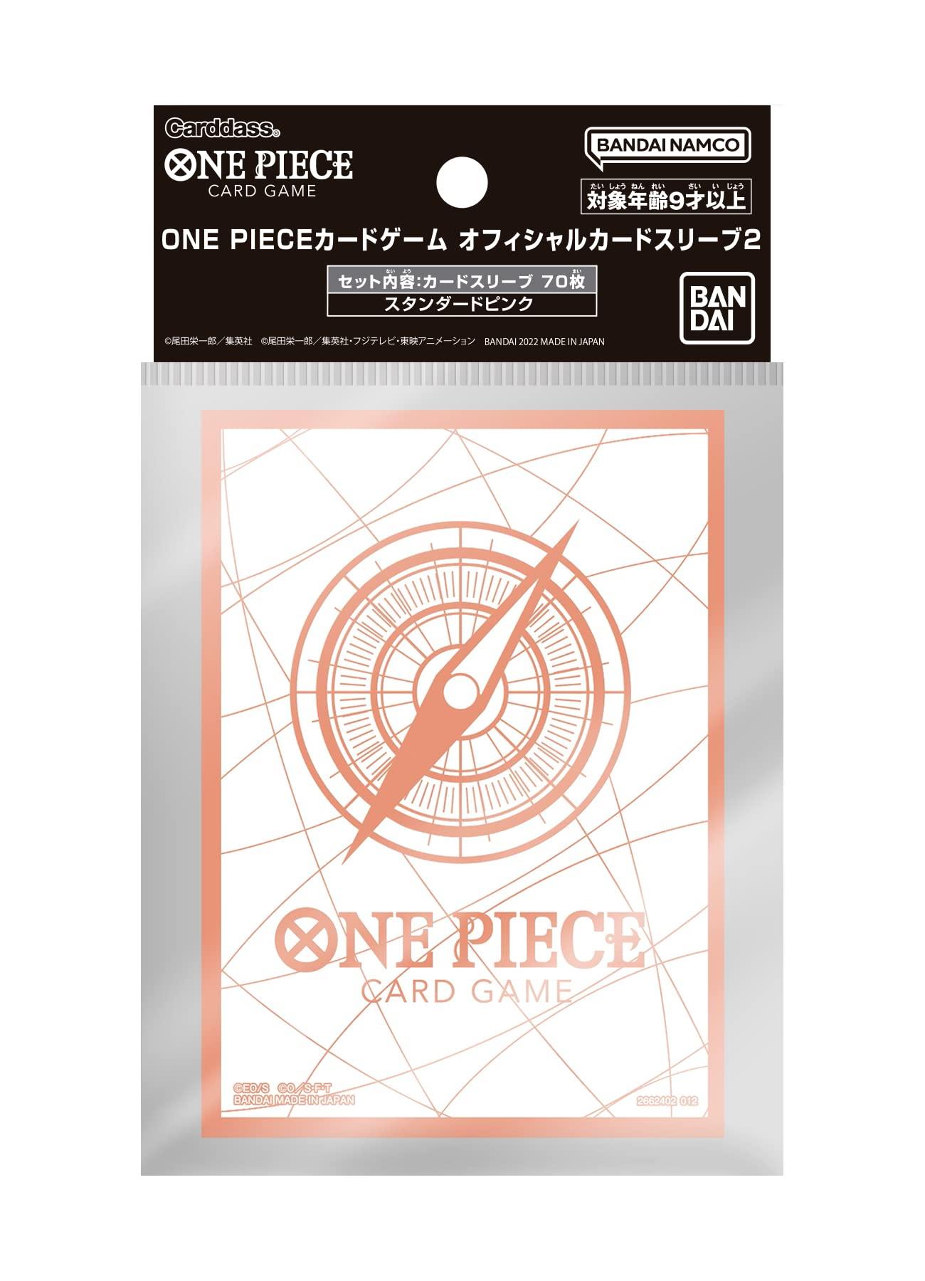 Bandai ONE PIECE Card Game Official Card Sleeves 2 Standard (Pink)