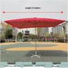 GUAIKEAI Outdoor Square Parasol